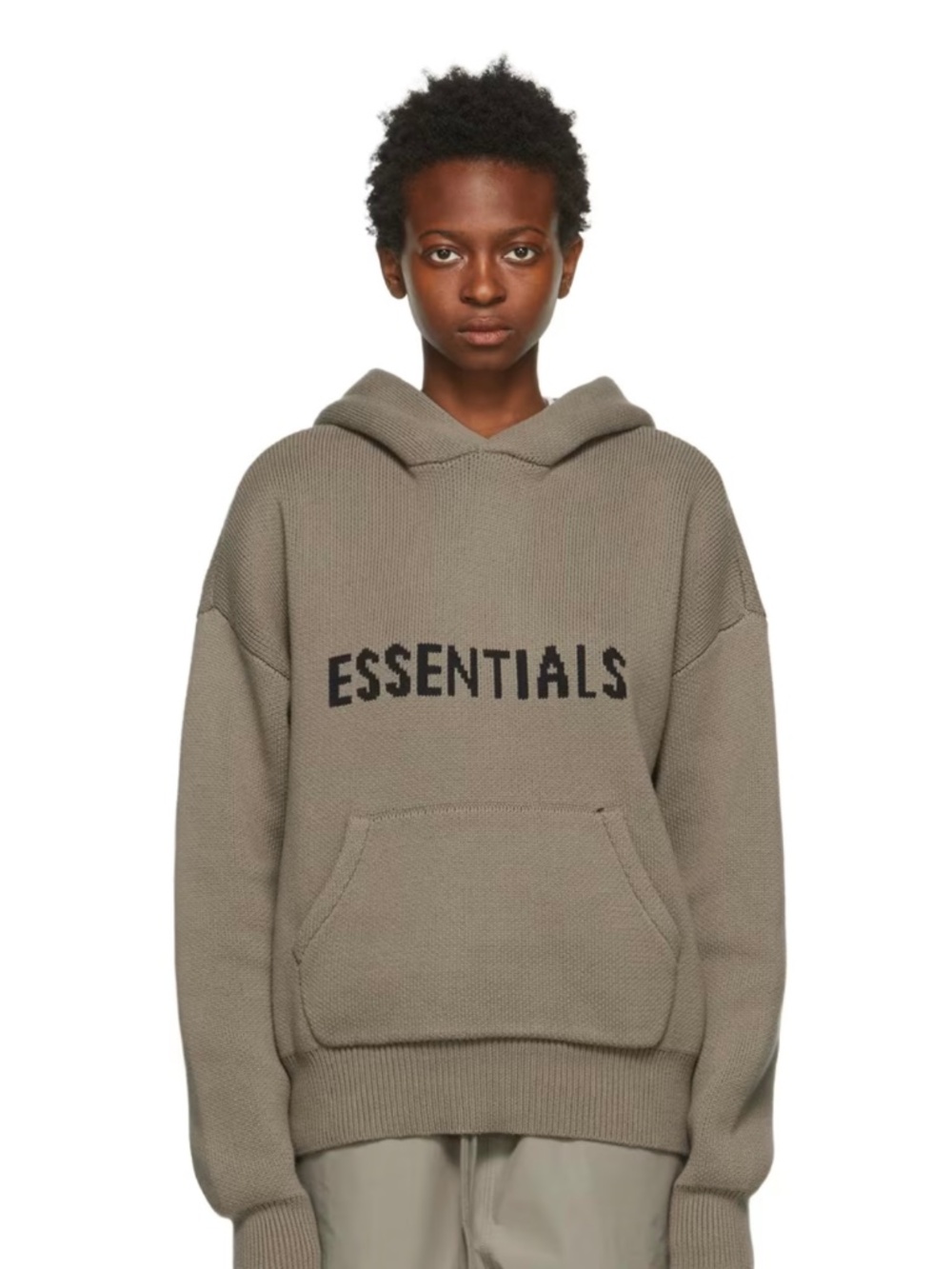 Fear of God Essentials Premium Knit Hoodie (Taupe)